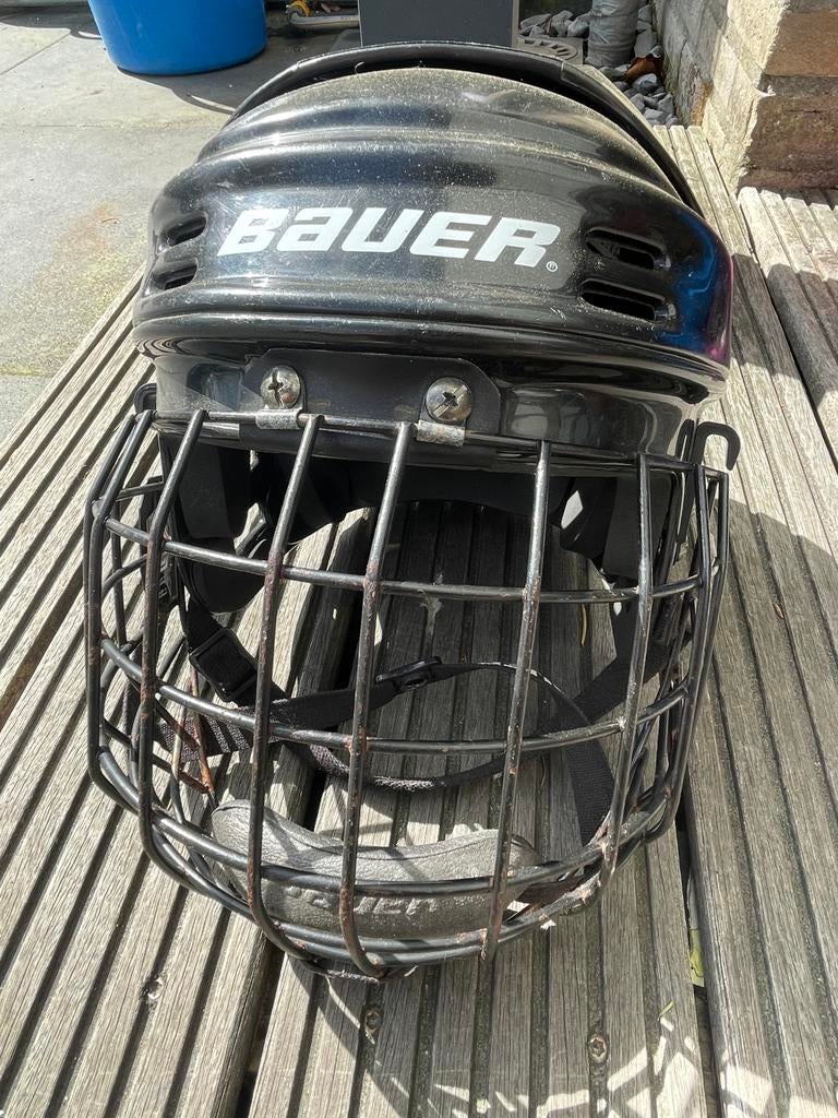 BAUER ijshockey helmet, Ophalen of Verzenden, Gebruikt, Bescherming