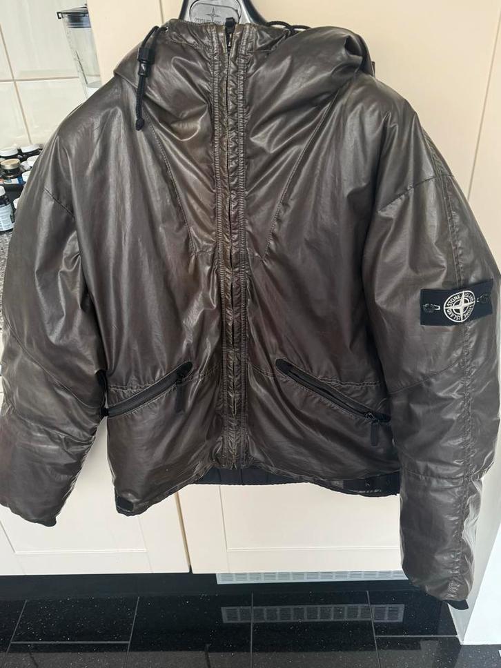 Stone Island Ice Jacket, Ophalen of Verzenden, Gedragen, Overige maten, Bruin