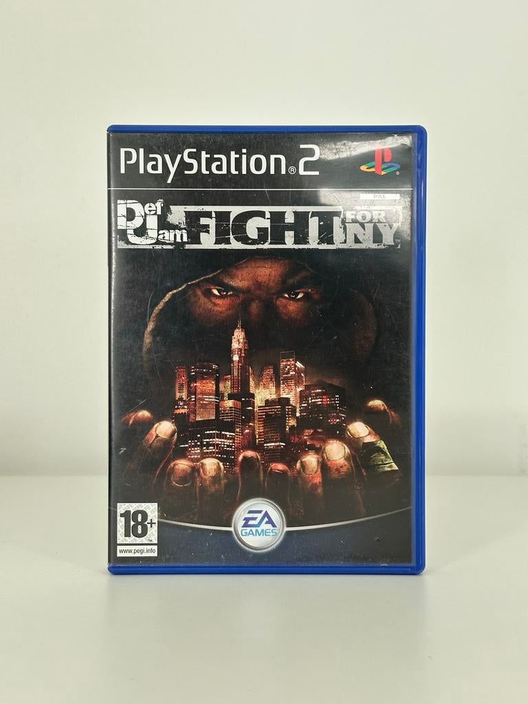 Def Jam Fight for NY PS2, Gebruikt, Vanaf 18 jaar, Vechten, 2 spelers