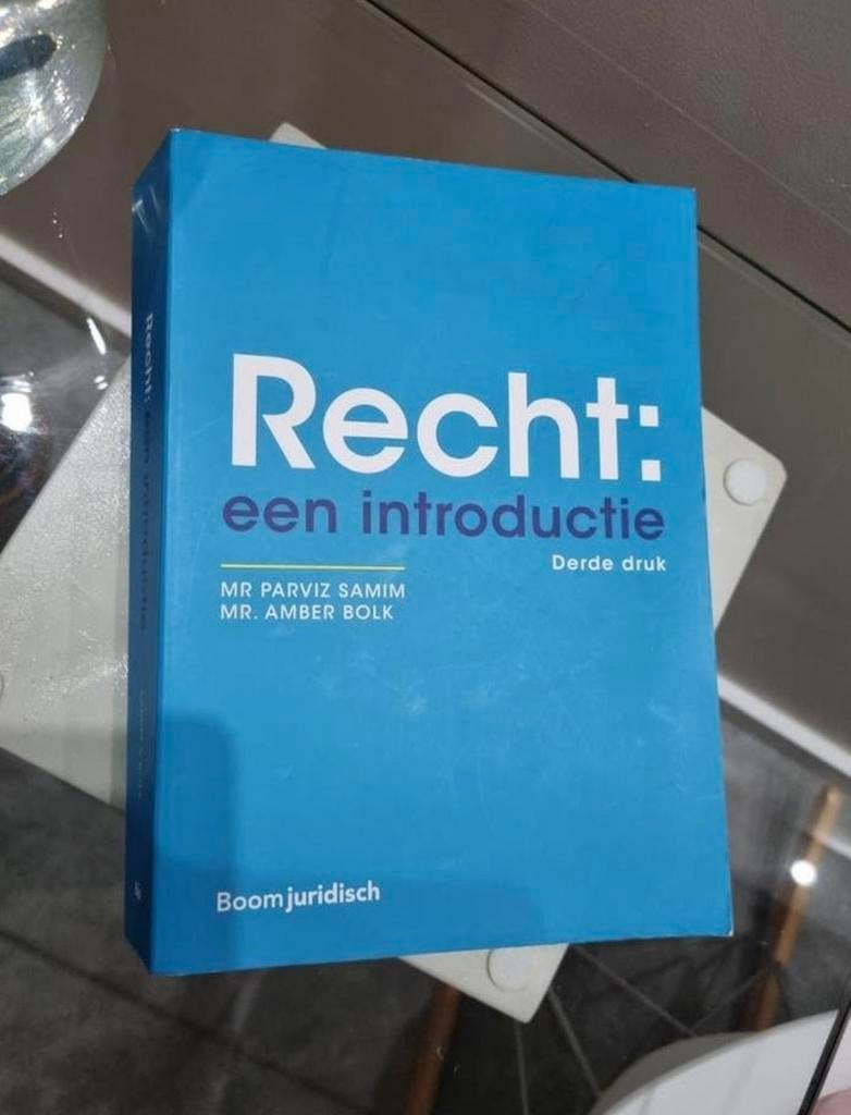 Recht: een introductie - Derde druk (Boom juridisch), Gelezen, Mr. Parviz Samim, Mr. Amber Bolk, Gamma, HBO