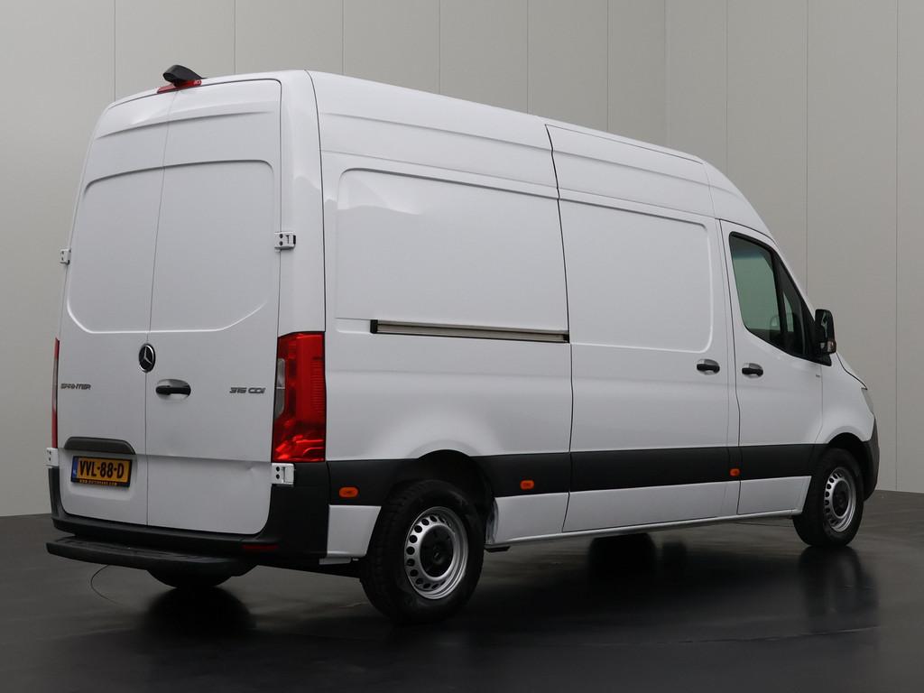 Mercedes-Benz Sprinter 315CDI 9G-Tronic Automaat L2H2 | Navi, Stof, Gebruikt, 4 cilinders, Wit