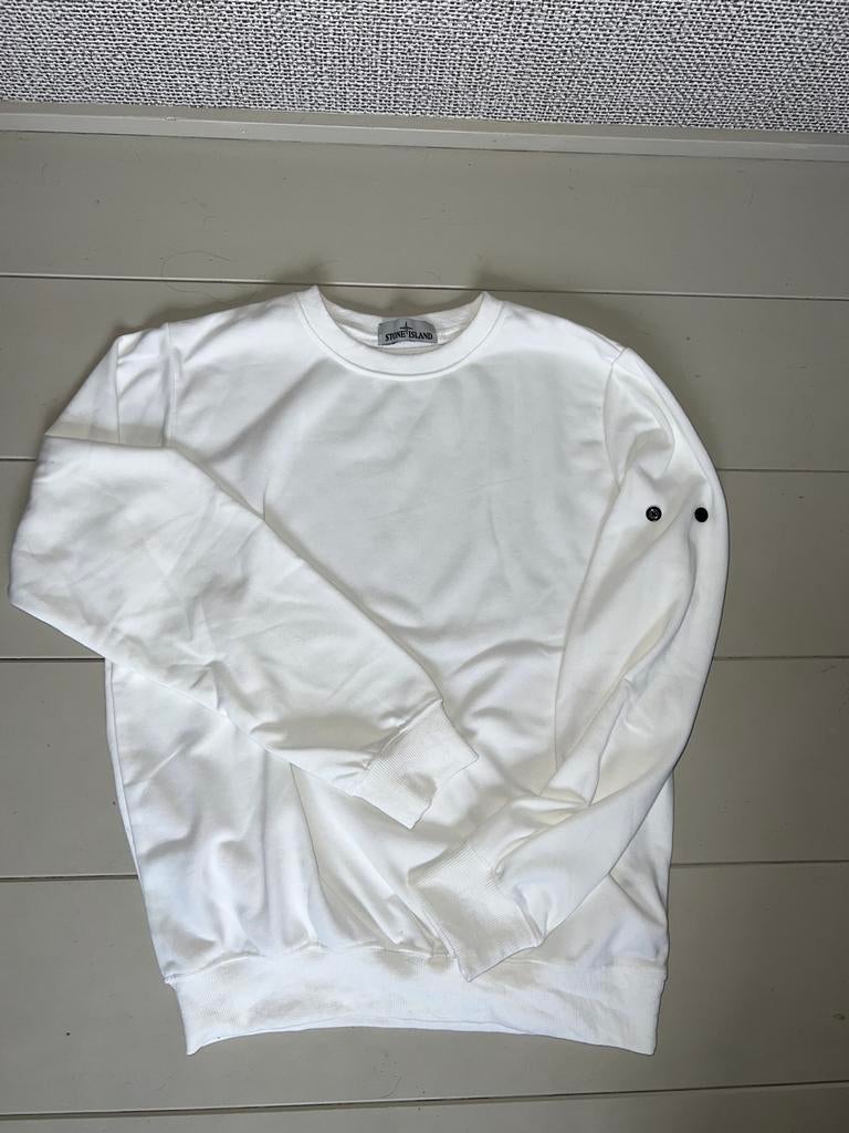 Witte Stone Island Trui, Ophalen of Verzenden, Nieuw, Maat 52/54 (L), Wit