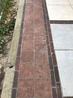 Bijzonder mooie antieke gebakken tegels 20x20x6,5 cm., Gebruikt, Keramiek, DeStenenMan, 10 m² of meer