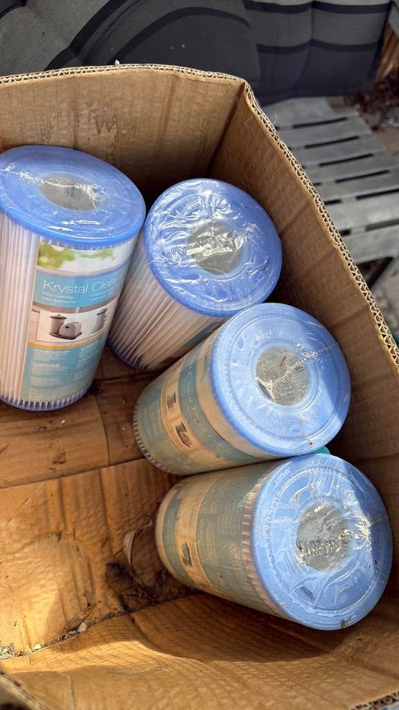 Zwembad intex 200x 300x 75, Ophalen, Gebruikt, Filter