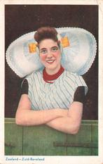 Zuid Beveland, klederdracht, Verzamelen, Ophalen of Verzenden, 1940 tot 1960, Gelopen, Zeeland