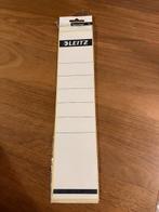 Leitz ordner rug etiketten 10 stuks - zelfklevend, Ophalen of Verzenden, Nieuw