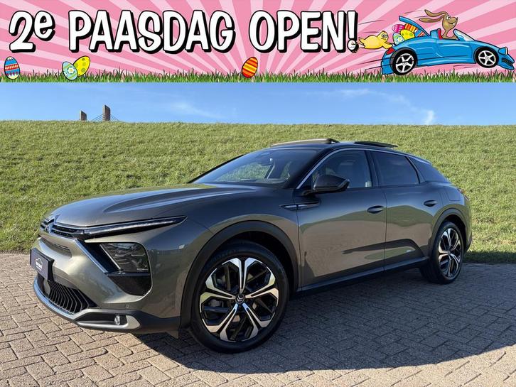 Citroën C5 X 1.6 Plug-in Hybrid 225 Max Leder | Stoel- & St, Auto's, Citroën, Bedrijf, Te koop, C5 X, 360° camera, ABS, Achteruitrijcamera
