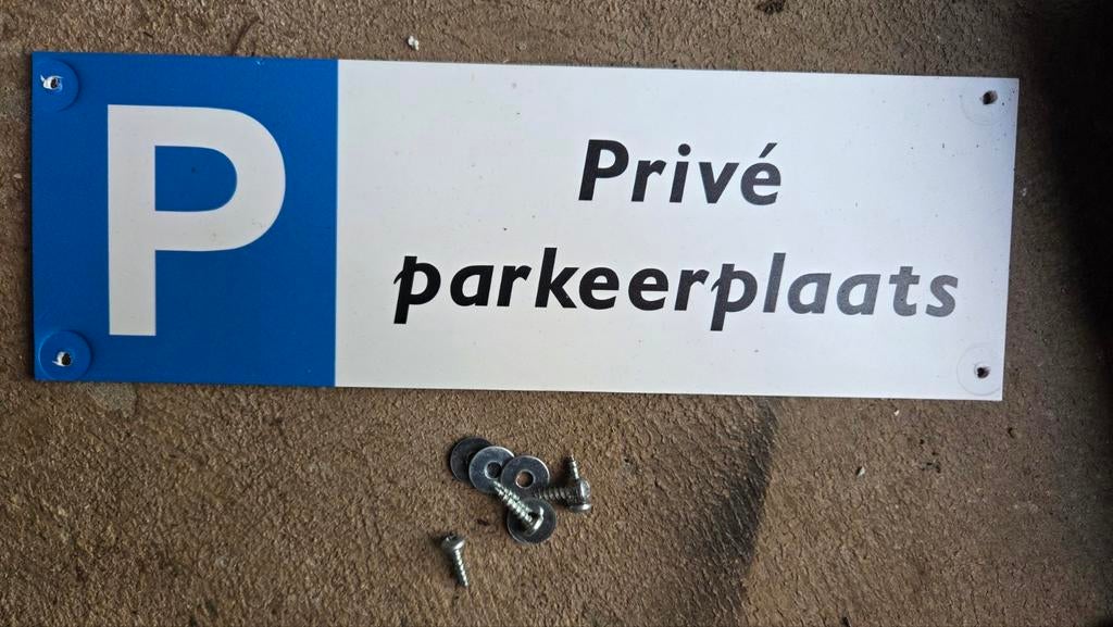Bordje privé parkeerplaats, Ophalen of Verzenden