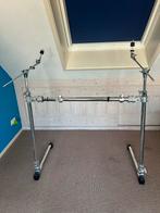 Drum rack met 2 tom houders en 2 bekken armen, Muziek en Instrumenten, Ophalen, Gebruikt, Overige merken