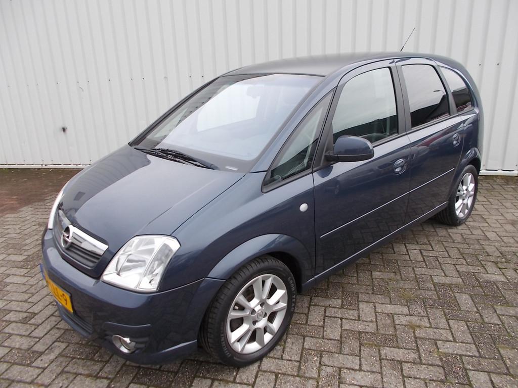 Opel Meriva 1.6-16V Automaat Cosmo ( 1E EIGENAAR! ), 15 km/l, Gebruikt, Zwart, 4 cilinders