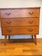Vintage ladekastje. Jaren 60, Minder dan 50 cm, Ophalen of Verzenden, Zo goed als nieuw, 3 of 4 laden