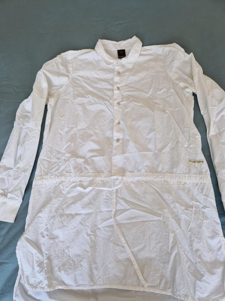 Penn & Ink: wit, katoen, blouse/tuniek als nieuw S, Ophalen of Verzenden, Zo goed als nieuw, Wit