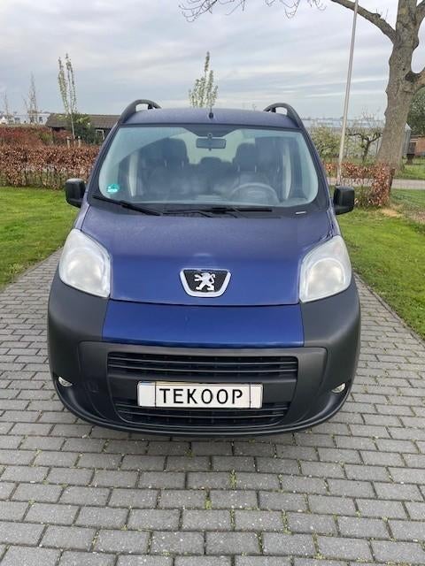 Peugeot Bipper 1.4 Tepee 2010 Blauw, Auto's, Voorwielaandrijving, 4 cilinders, Bedrijf, Handgeschakeld