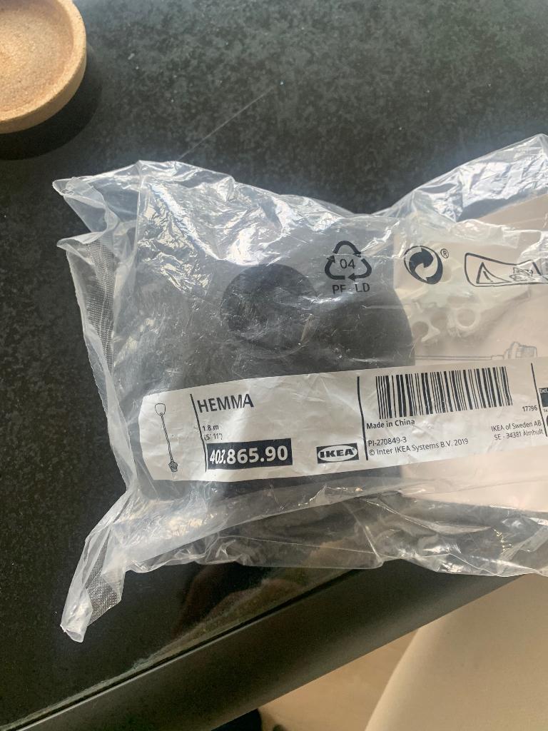 3 IKEA hemma lamp nieuw in verpakking, Ophalen, Nieuw, Kunststof, Minder dan 50 cm