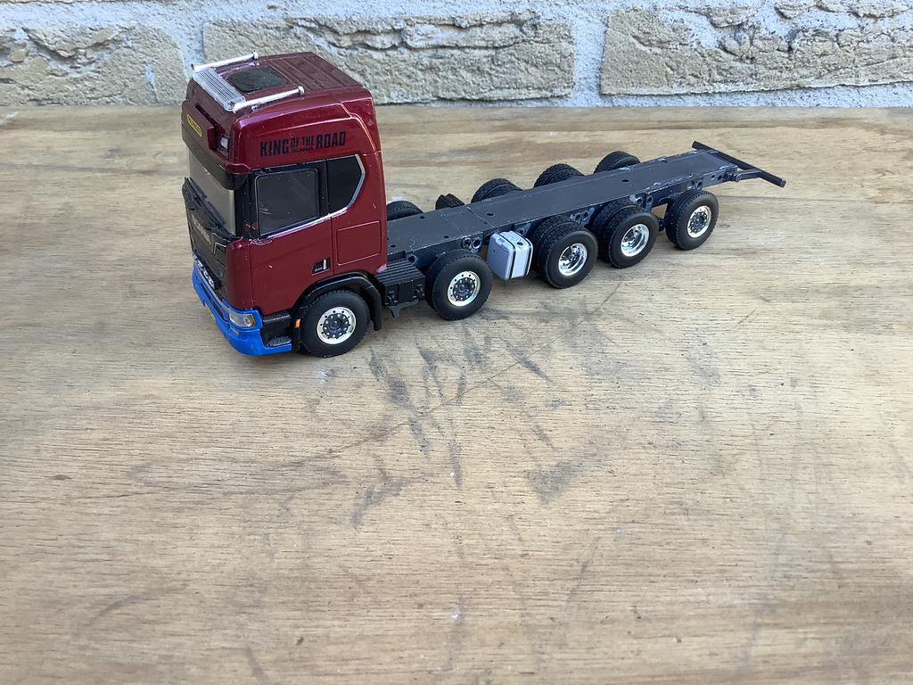 Scania 10x4, Hobby en Vrije tijd, Modelauto's | 1:50, Ophalen of Verzenden, Zo goed als nieuw, Bus of Vrachtwagen, Wsi