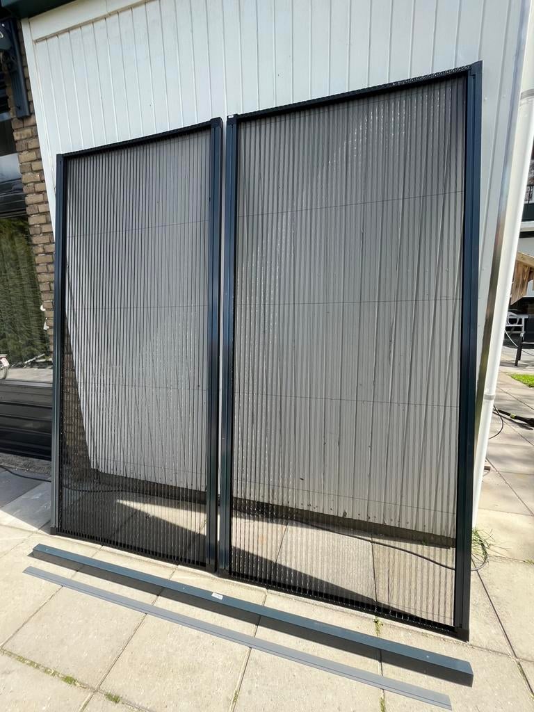 Luxaflex hordeuren in plissé (nieuw) 232x260 (dubbelzijdig), Luxaflex, -, 200 cm of meer, -