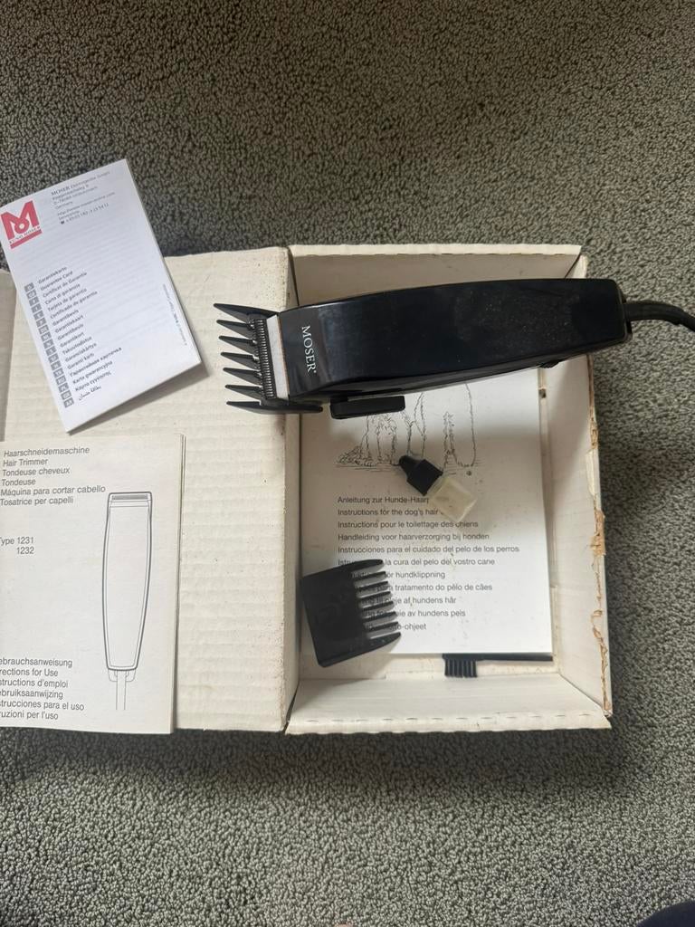 Moser trimmer voor honden of paarden, Ophalen of Verzenden, Zo goed als nieuw