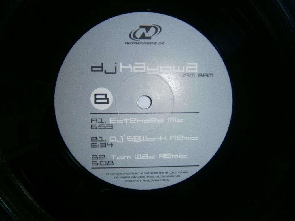 DJ Kayowa – Bam Bam Bam. 2001. Techno Hard House Hard Trance, Ophalen, Gebruikt, Techno of Trance, 2000 - 2009