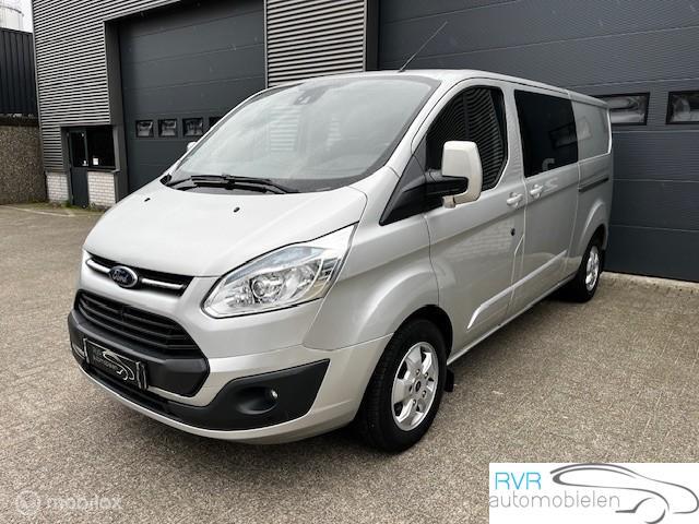 Ford Transit Custom Combi 2.0 TDCI L2H1 DUBBELCABINE/2X SCHU, Voorwielaandrijving, Stof, Gebruikt, Zwart