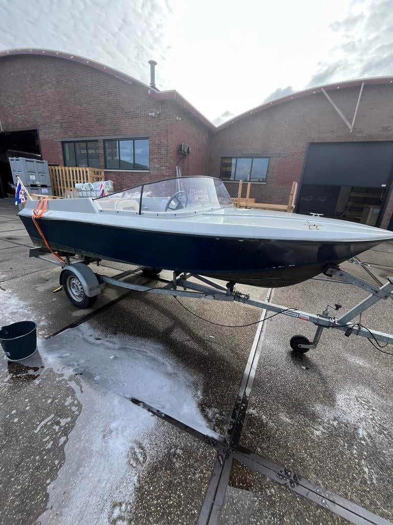 Speedboot yamaha 15pk, Ophalen, Zo goed als nieuw, Minder dan 70 pk, 3 tot 6 meter