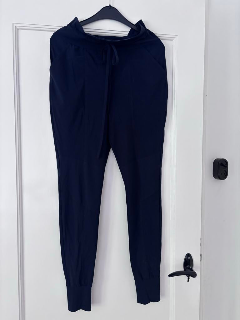 Studio Anne Loes travelstof broek blauw, Maat 38/40 (M), Lang, Gedragen, Verzenden