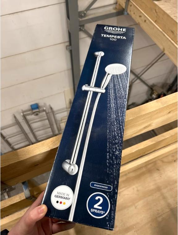 Nieuw! GROHE Tempesta 100 complete set!, Doe-het-zelf en Verbouw, Sanitair, Ophalen of Verzenden, Nieuw, Rvs, Douche