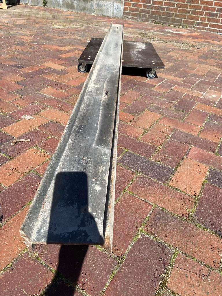 Robuuste IJzeren H-balk - 310 cm lang, Doe-het-zelf en Verbouw, Metalen, Ophalen, Gebruikt, IJzer