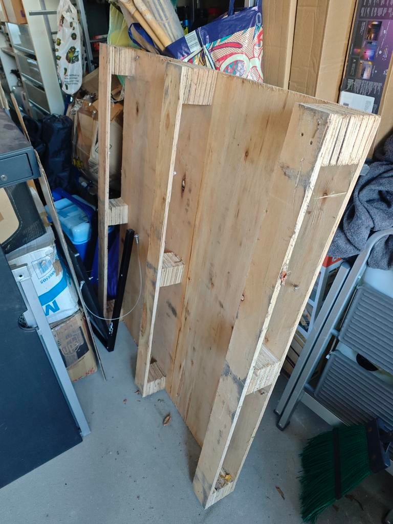 Wegwerp pallet 100 x 120 cm - Gratis af te halen, Ophalen, Gebruikt