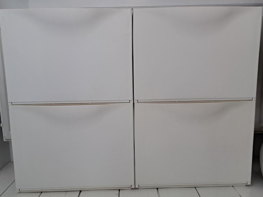 4x trones  ikea schoenenkast wit, Ophalen
