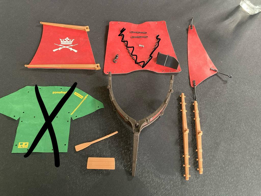 Playmobil boot onderdelen., Ophalen of Verzenden, Zo goed als nieuw