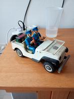 blikken politieauto, Ophalen