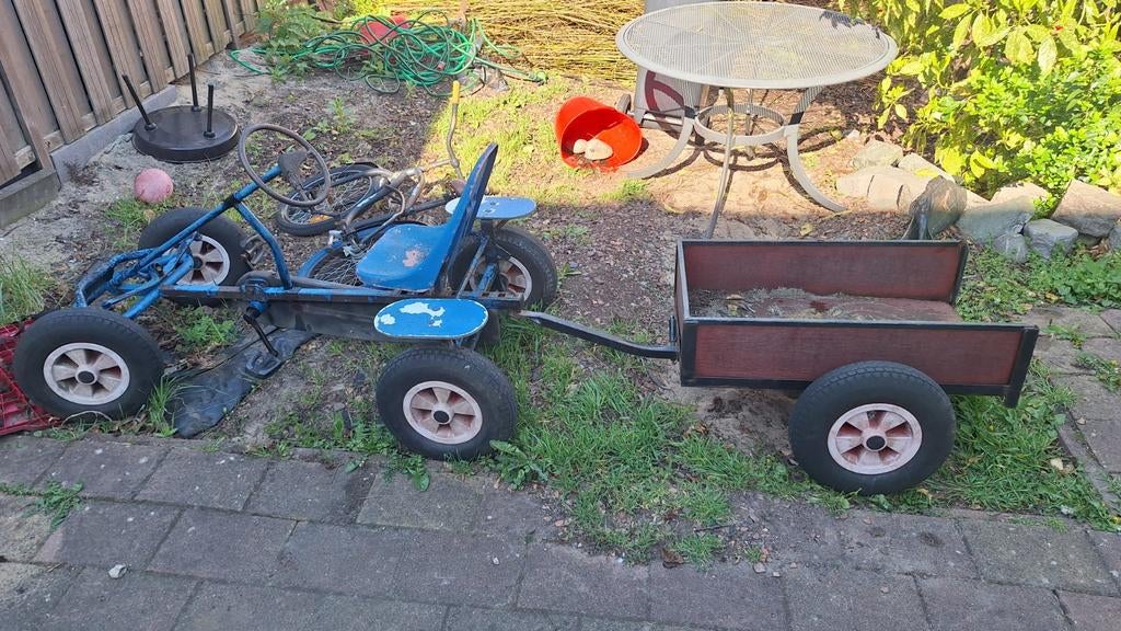 Skelter met kar - Klaar voor avontuur!, Ophalen of Verzenden, Gebruikt, Overige merken, Met kar of aanhanger