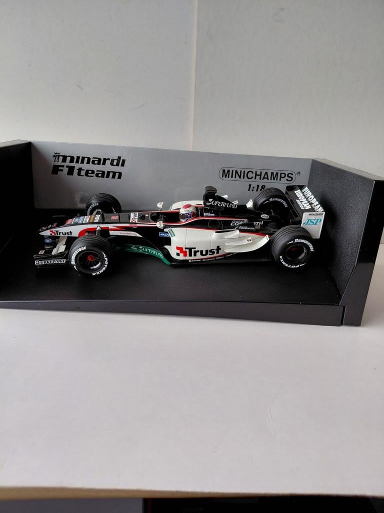 Minichamps Minardi Jos Verstappen 1:18, Ophalen of Verzenden, Zo goed als nieuw, MiniChamps