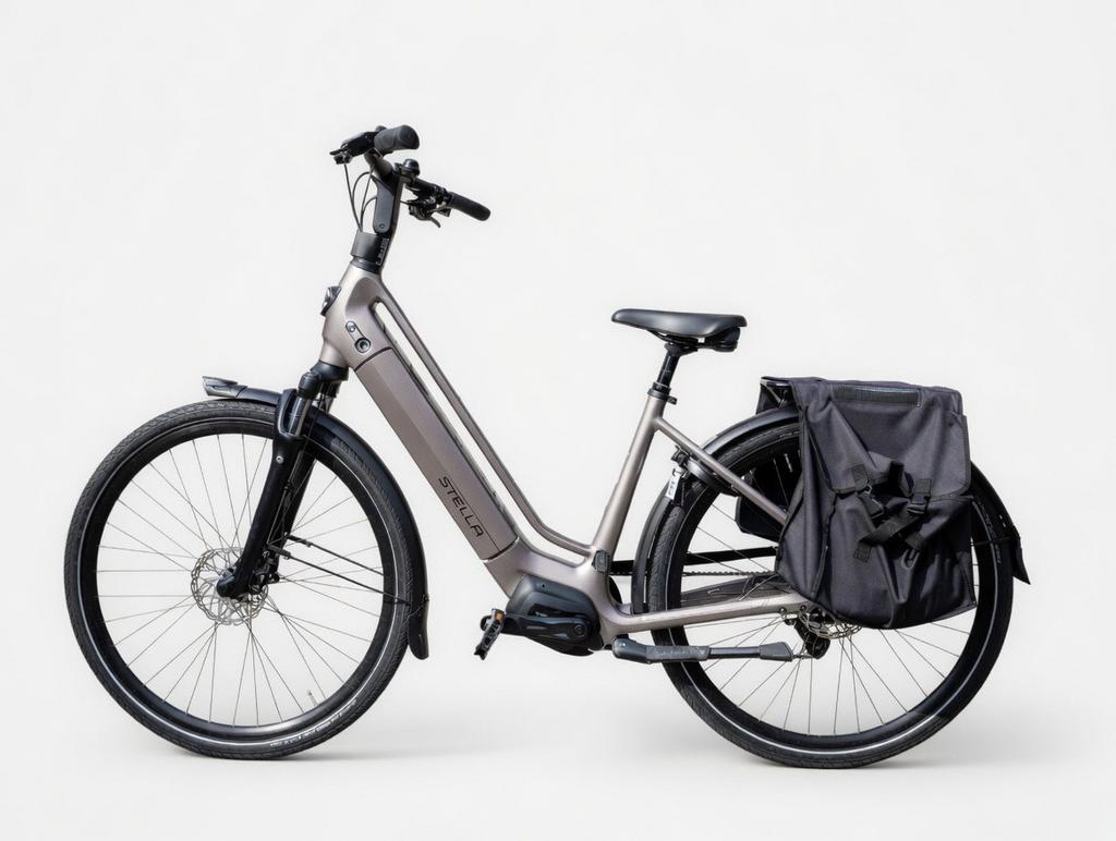 2 stuks Premium E-bike Vicenza Warm Grey – Shimano STEPS, Ophalen, Verlichtingsset, Accu, Oplaadbaar