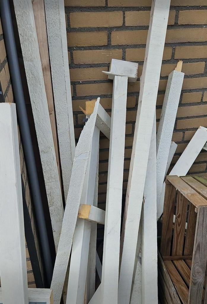 Hout, Ophalen, Gebruikt, Minder dan 180 cm, Planken