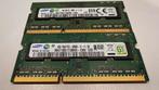 2x Samsung 4GB RAM PC3-12800S, Computers en Software, RAM geheugen, Gebruikt, 8 GB, DDR3, Ophalen of Verzenden