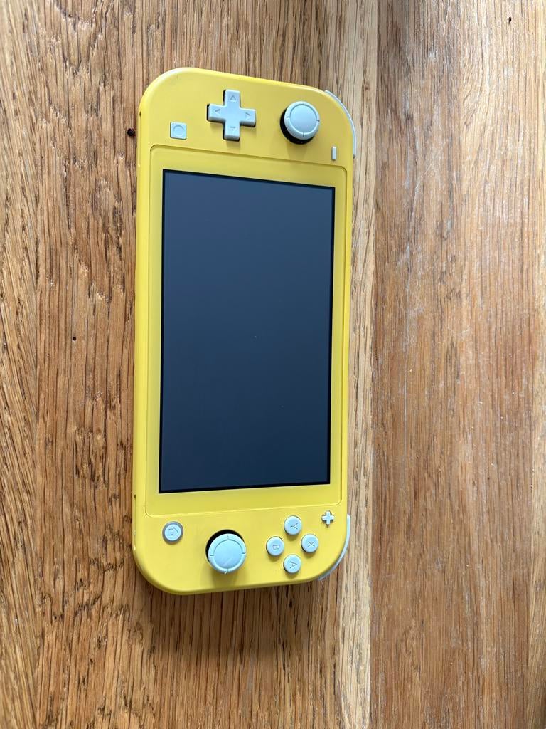 Nintendo Switch Lite geel, Spelcomputers en Games, Spelcomputers | Nintendo Switch Lite, Ophalen of Verzenden, Geel, Zo goed als nieuw