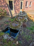 Waterornament van steen met opvangbak en sierkeien, Tuin en Terras, Ophalen