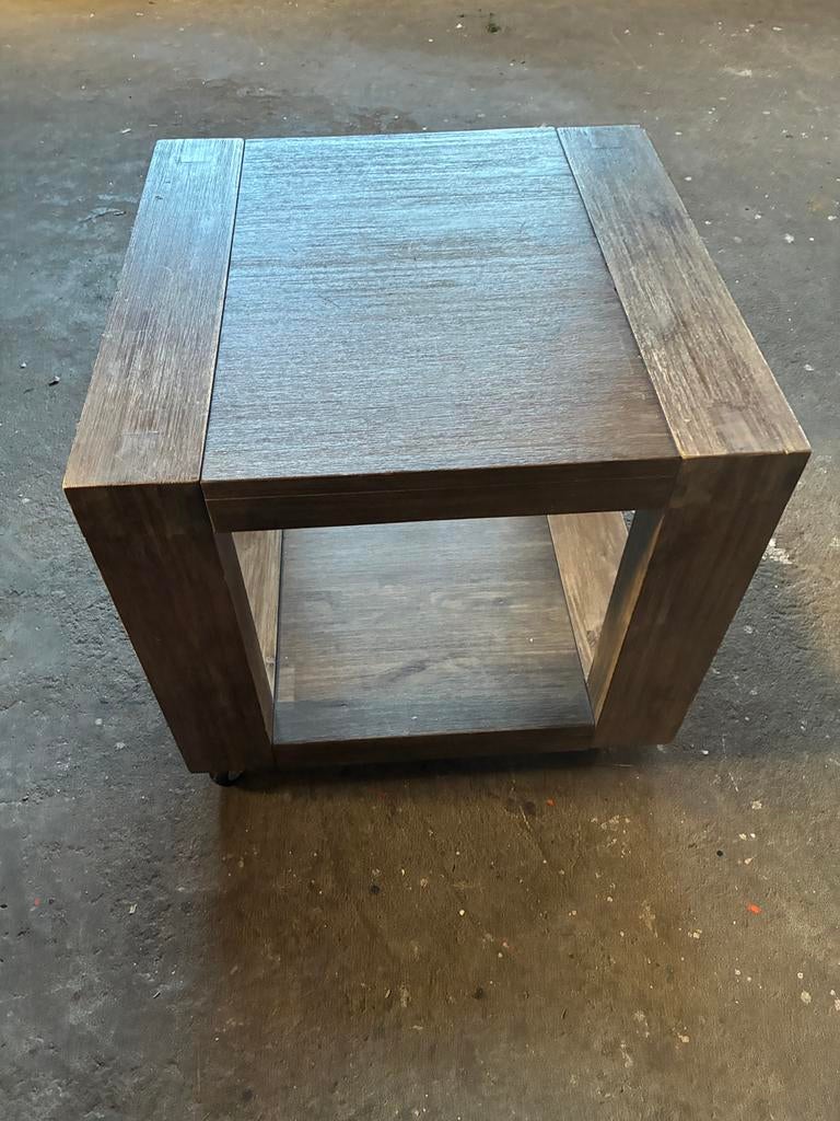 Tafeltje 50x50, Minder dan 55 cm, Gebruikt, Vierkant, Ophalen