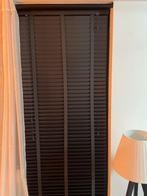 Antraciet houten jaloezieën, 200 cm of meer, Zo goed als nieuw, Grijs, 50 tot 100 cm