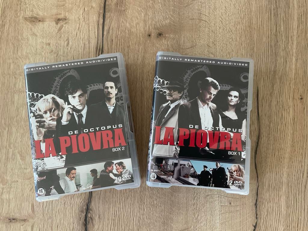 La Piovra - De Octopus Box 1 en 2 DVD, Gebruikt, Vanaf 16 jaar, Verzenden, Boxset