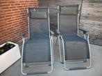 2 Lafuma XL ligstoelen, Ophalen of Verzenden, Nieuw, Aluminium, Verstelbaar