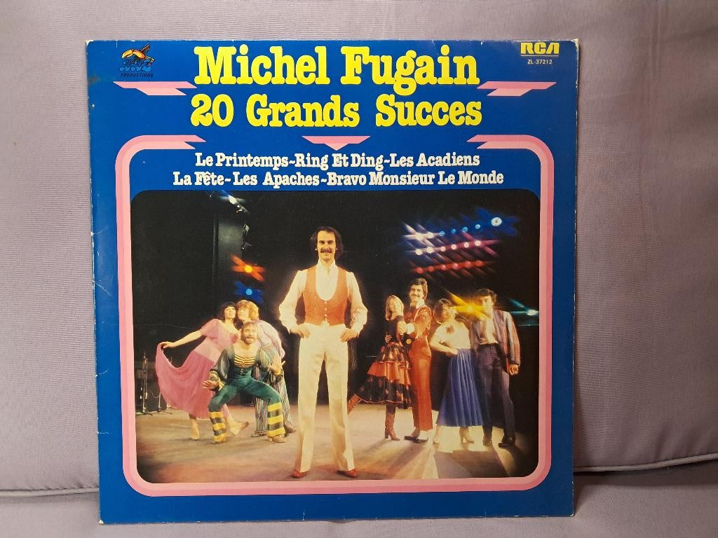 lp. michel fugain. 20 grands succes. ex+-M-, Cd's en Dvd's, Vinyl | Pop, Ophalen of Verzenden, Gebruikt, 12 inch