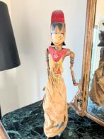 Oude Wajang Golek pop - Handgesneden houten pop uit Indonesi, Ophalen of Verzenden