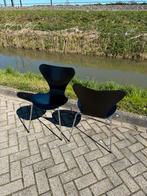 Fritz Hansen vlinder stoel zwart, Huis en Inrichting, Stoelen, Gebruikt, Twee, Zwart, Ophalen of Verzenden