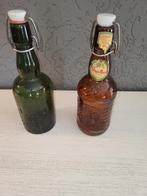 2 Oude Grolsch Beugelflessen - Vintage Bierflessen, Antiek en Kunst, Ophalen of Verzenden