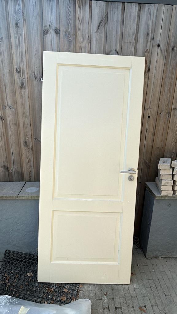 Binnendeur 201 x 85 cm, Ophalen, Gebruikt, 80 tot 100 cm, Binnendeur