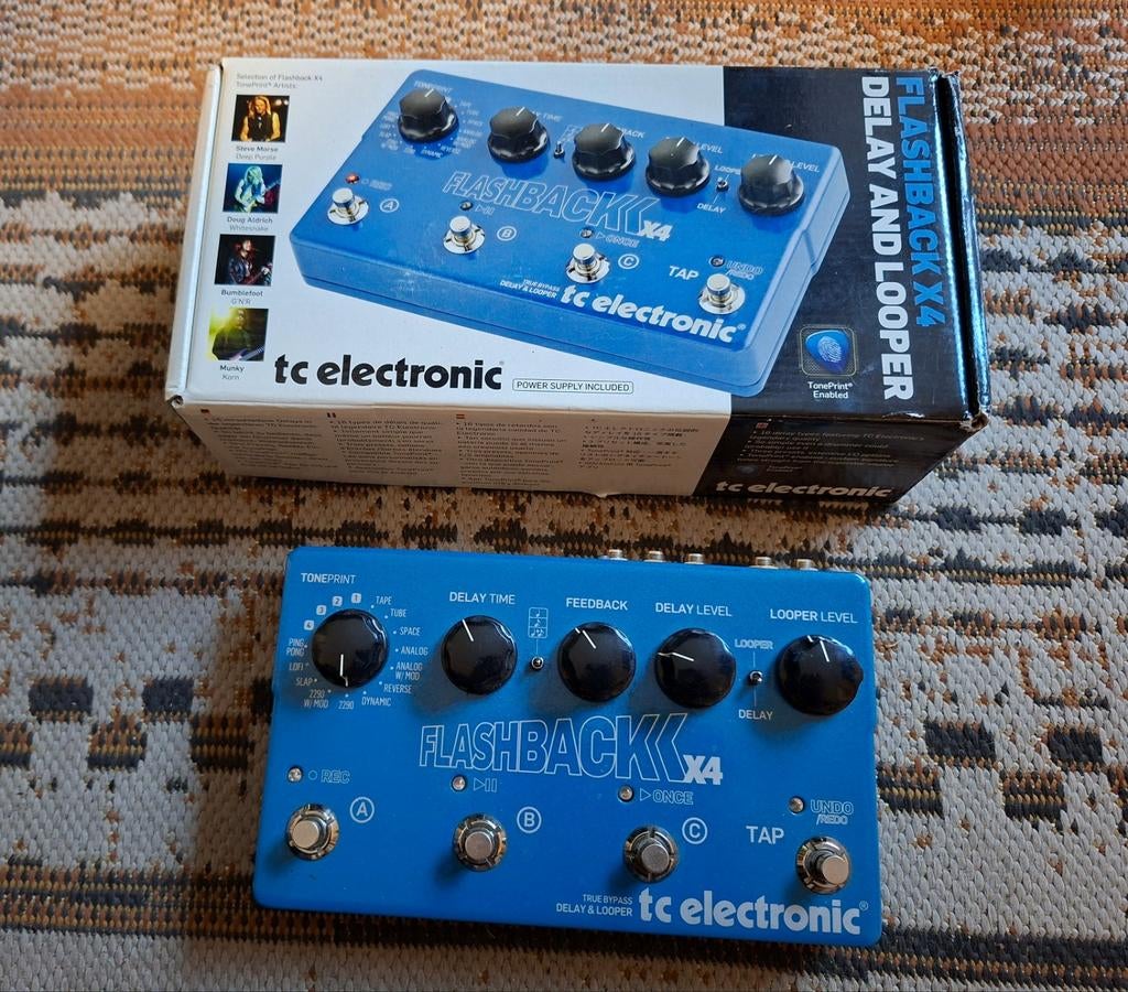 TC Electronic Flashback x4 Delay en Looper, Ophalen of Verzenden, Gebruikt, Delay of Echo
