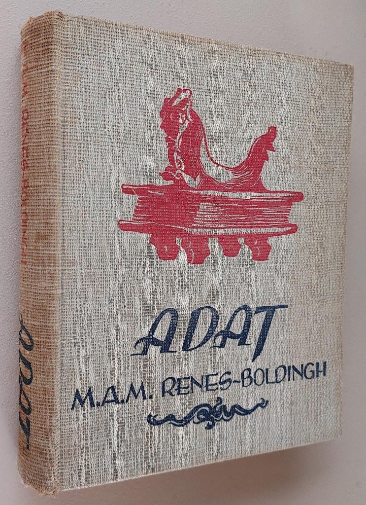 ADAT -verhaal van liefde uit 't echte Indische leven -antiek, Ophalen, M.A.M. Renes-Boldingh