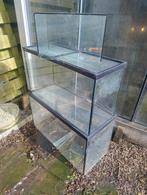 3 aquariums gratis op re halen, Ophalen, 75 tot 110 cm, Hok, Minder dan 60 cm